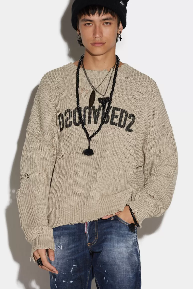 Homme Dsquared2 Tricots*D2 Reverse Knit