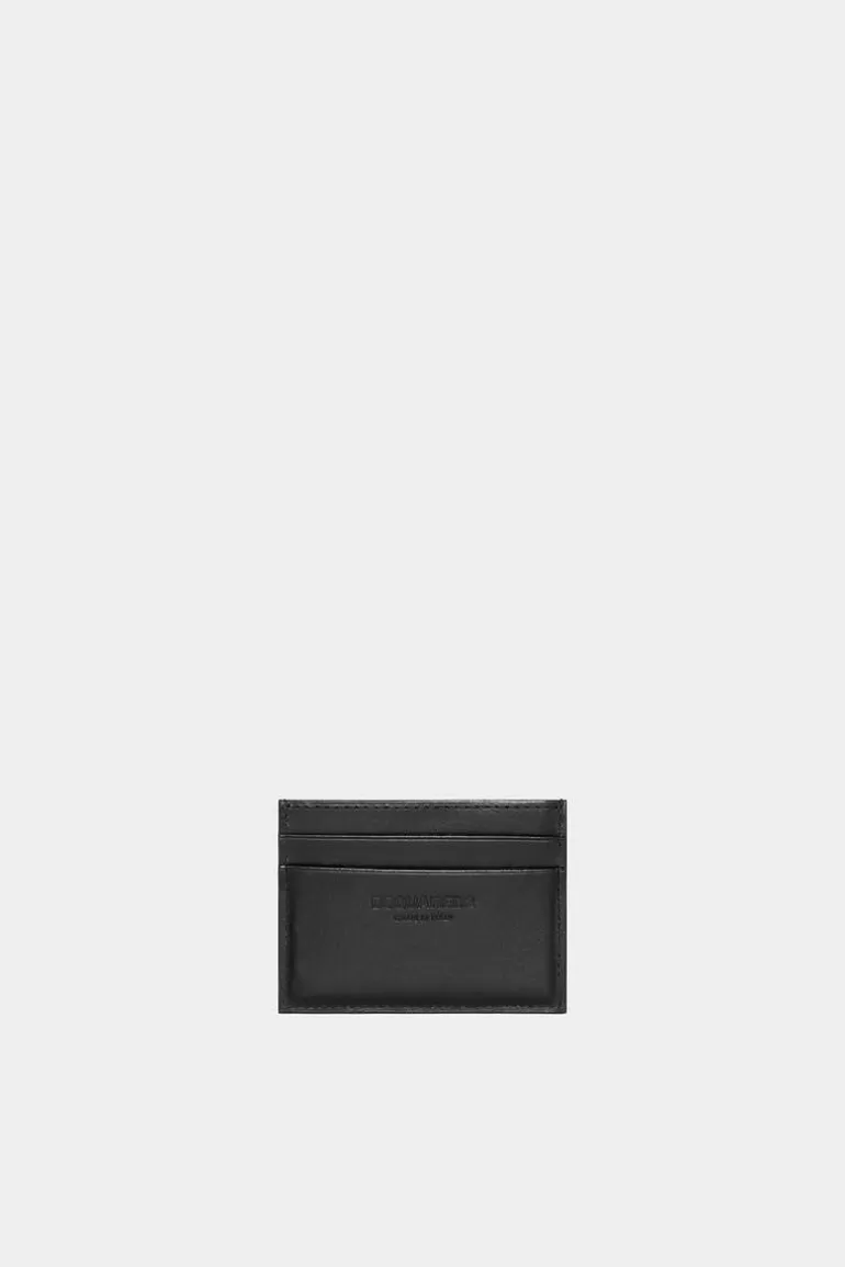 Femme Dsquared2 Petits Accessoires En Cuir*D2 Statement Credit Card Holder