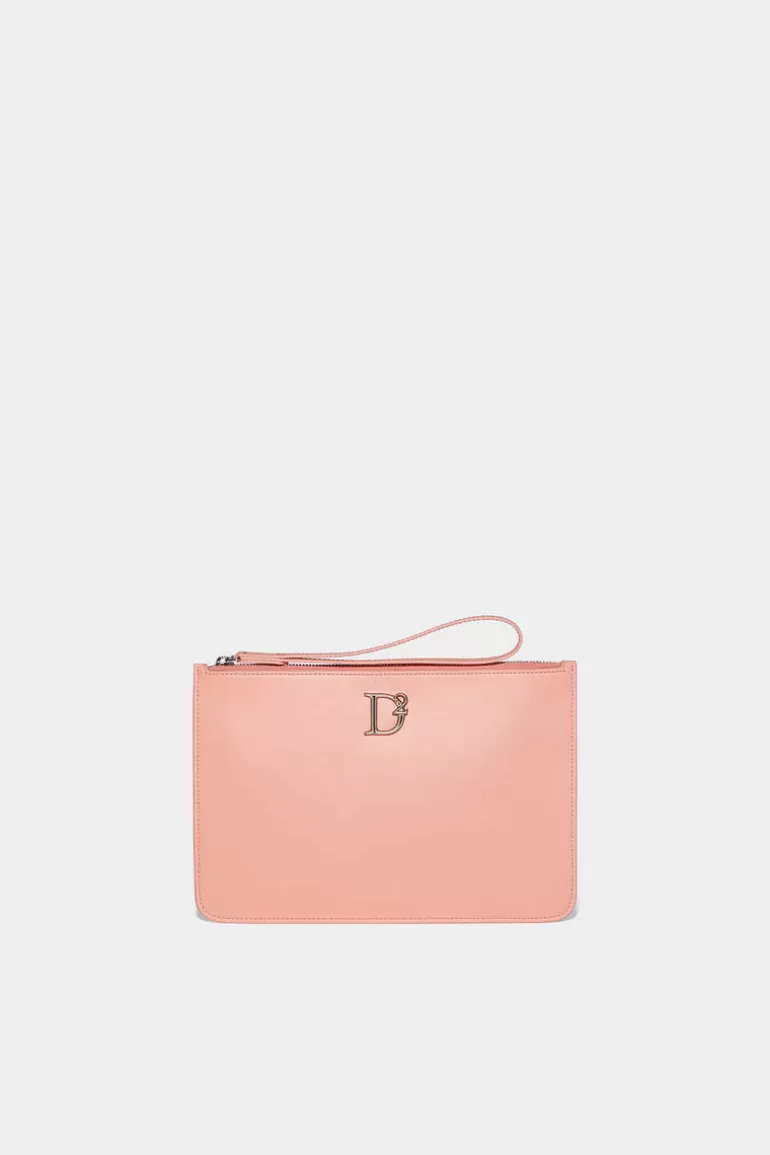 Femme Dsquared2 Petits Accessoires En Cuir*D2 Statement Pouch