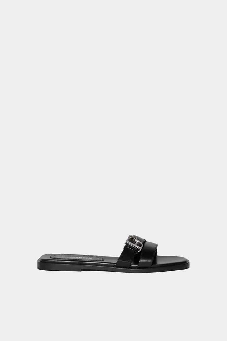 Femme Dsquared2 Tongs*D2 Statement Sandals