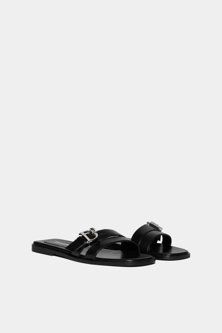 Femme Dsquared2 Tongs*D2 Statement Sandals