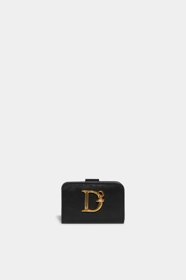 Femme Dsquared2 Petits Accessoires En Cuir*D2 Statement Wallet