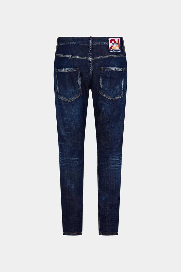 Homme Dsquared2 Jeans*Dark Clean Wash Classic Kenny Jeans