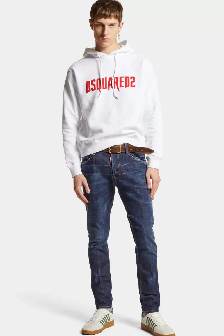 Homme Dsquared2 Jeans*Dark Clean Wash Skater Jeans