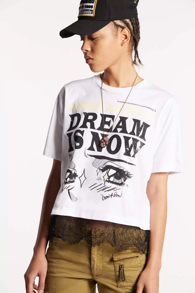 Femme Dsquared2 Tops Et T-Shirts*Dream Is Now Easy T-Shirt