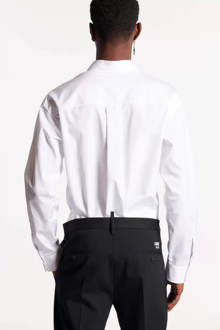 Homme Dsquared2 Chemises*Dropped Shoulder Shirt