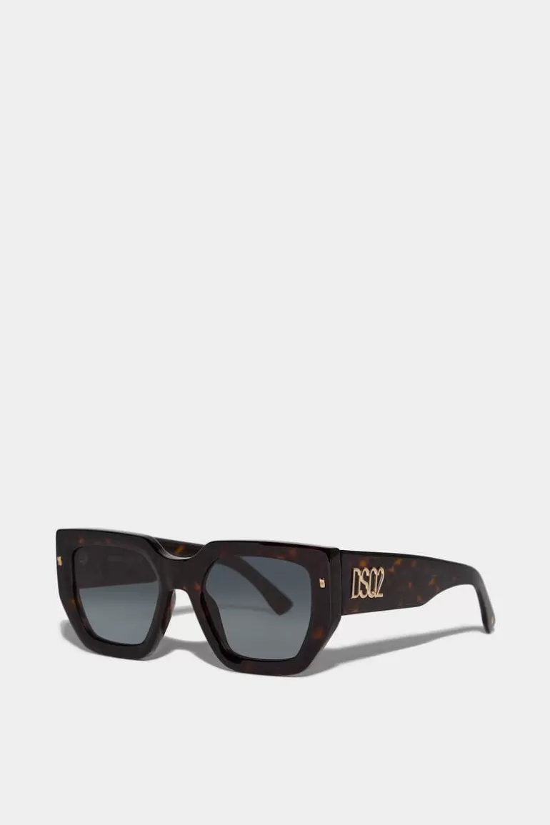 Femme Dsquared2 Lunettes*Dsq2 Hype Havana Sunglasses