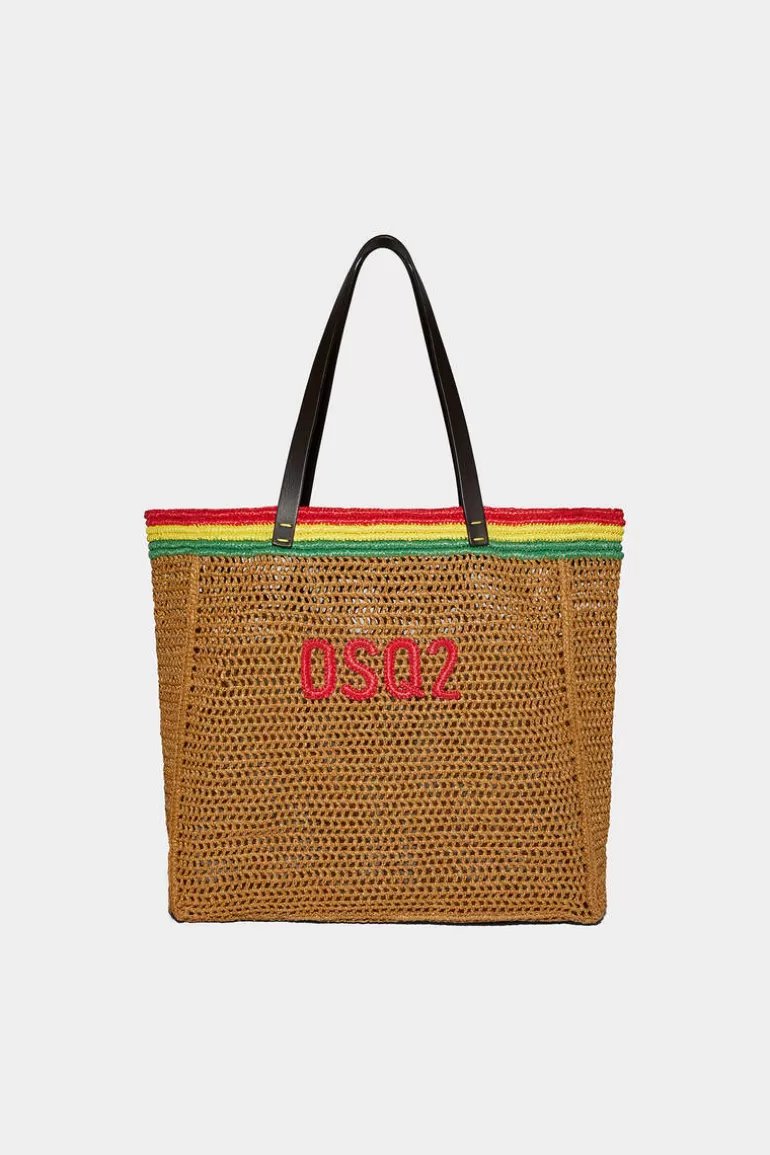 Homme Dsquared2 Cabas*Dsq2 Raffia Shopping