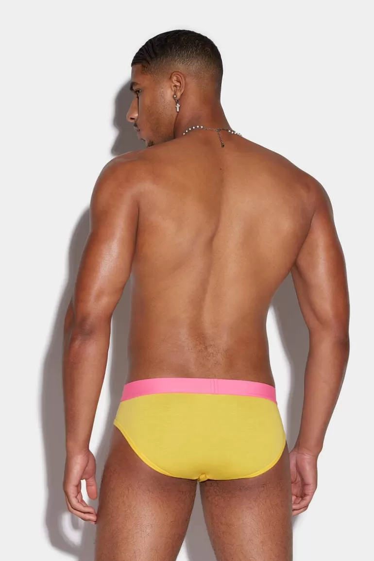 Homme Dsquared2 Sous-Vetement* Band Technicolor Brief