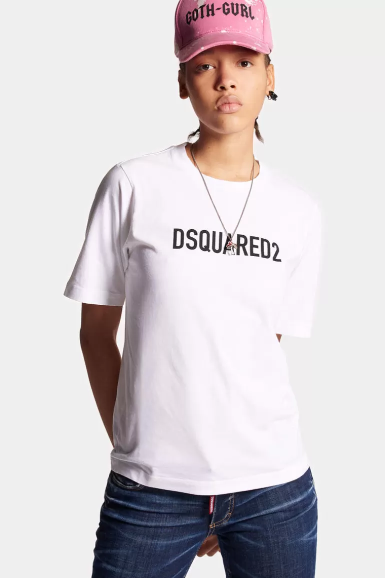 Femme Dsquared2 Tops Et T-Shirts* Easy T-Shirt