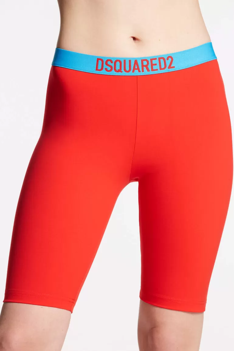 Femme Dsquared2 Sous-Vetement* Logo Cycling Shorts