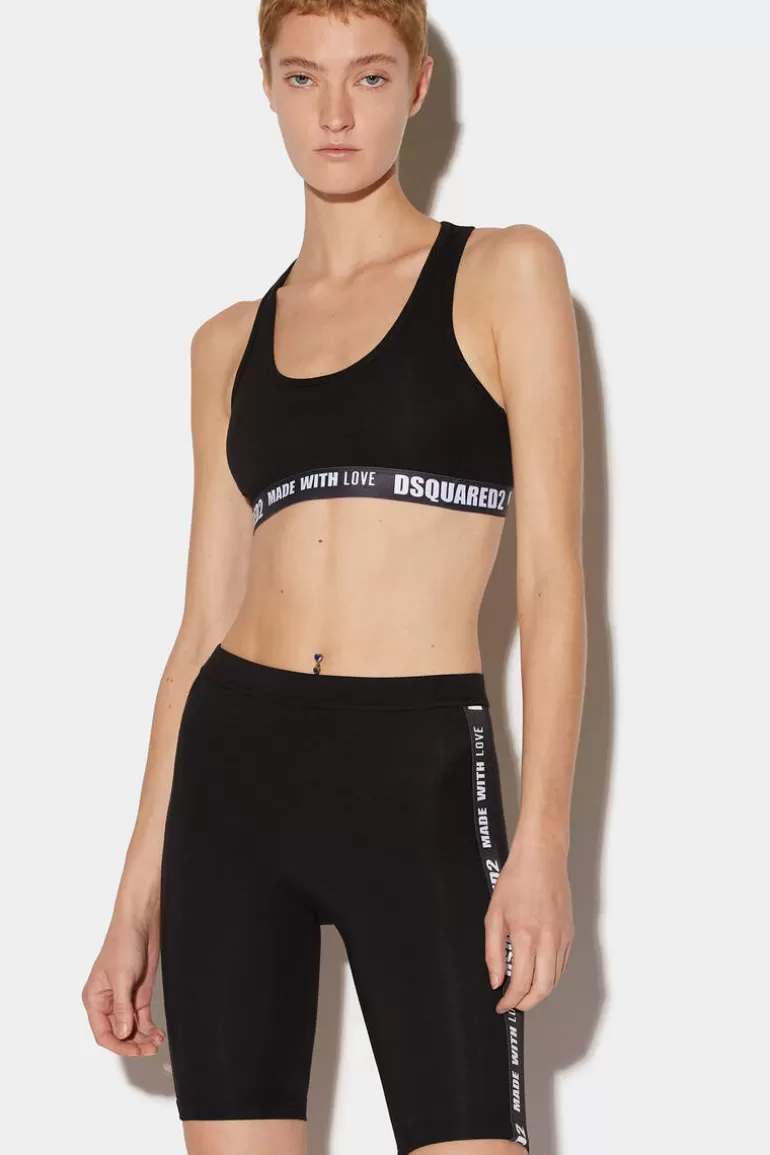 Femme Dsquared2 Sous-Vetement* Logo Cycling Shorts