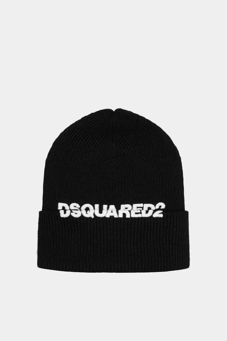 Femme Dsquared2 Chapeaux* Logo Knit Beanie