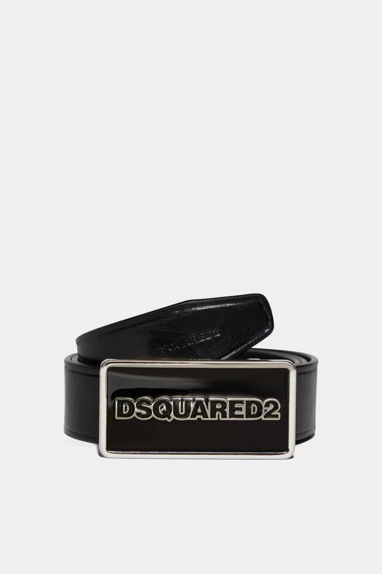 Homme Dsquared2 Ceintures* Logo Plaque Belt