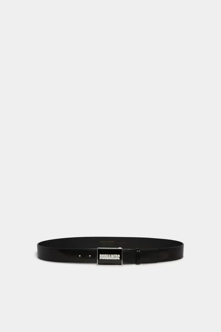 Homme Dsquared2 Ceintures* Logo Plaque Belt