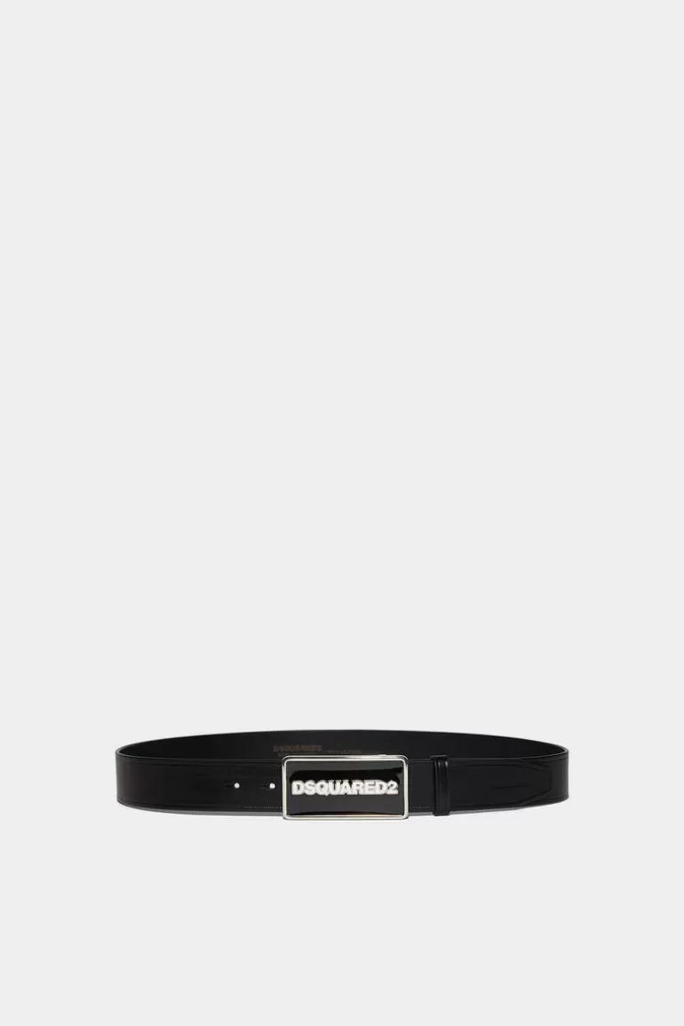 Homme Dsquared2 Ceintures* Logo Plaque Belt