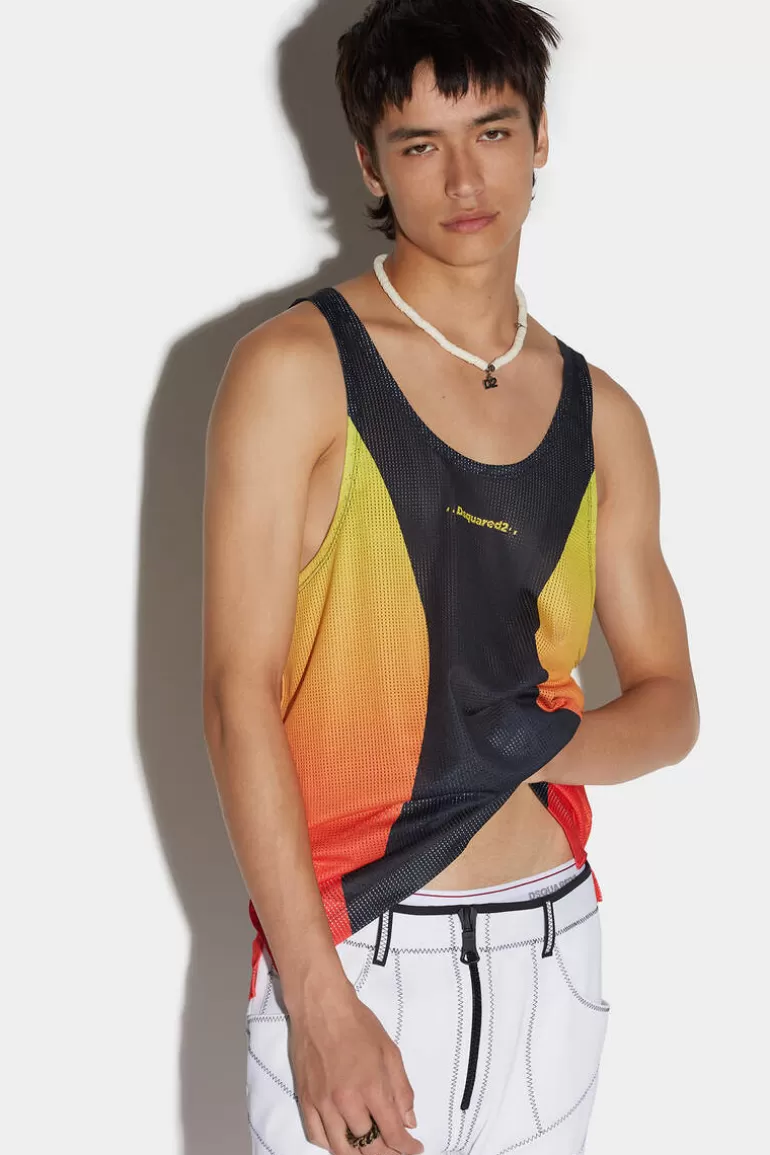 Homme Dsquared2 Tops Et T-Shirts* Mesh Sport Tank Top