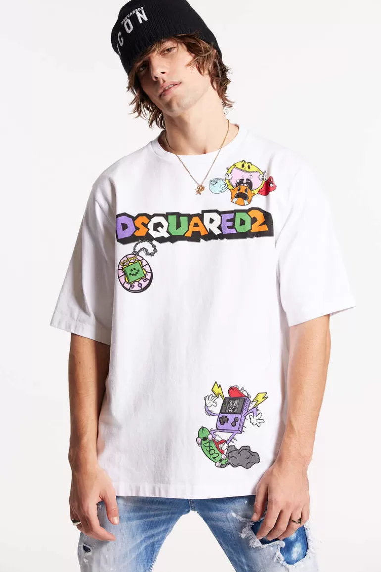 Homme Dsquared2 Tops Et T-Shirts* Skater T-Shirt