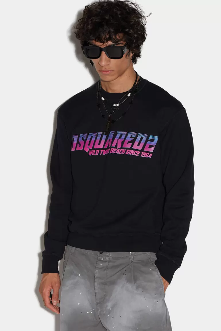 Homme Dsquared2 Sweatshirts* Surf Cool Sweatshirt