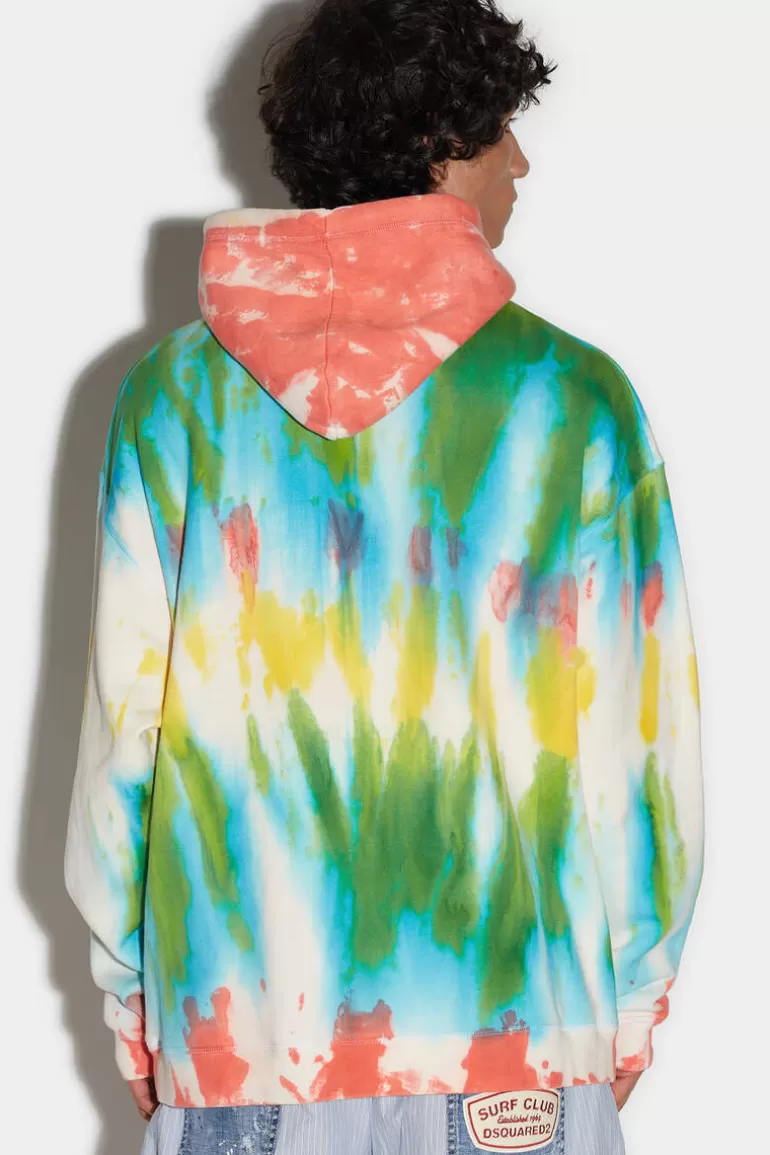 Homme Dsquared2 Sweatshirts* Tie&Dye Herca Hoodie