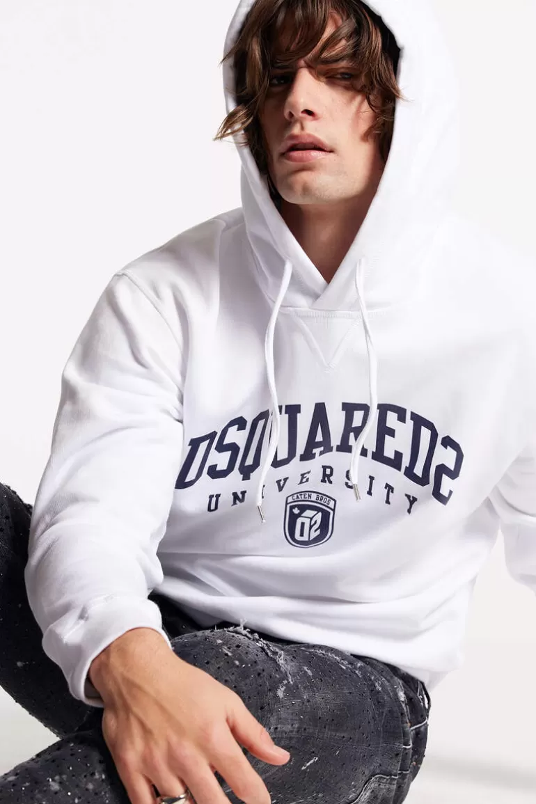 Homme Dsquared2 Sweatshirts* University Cool Hoodie