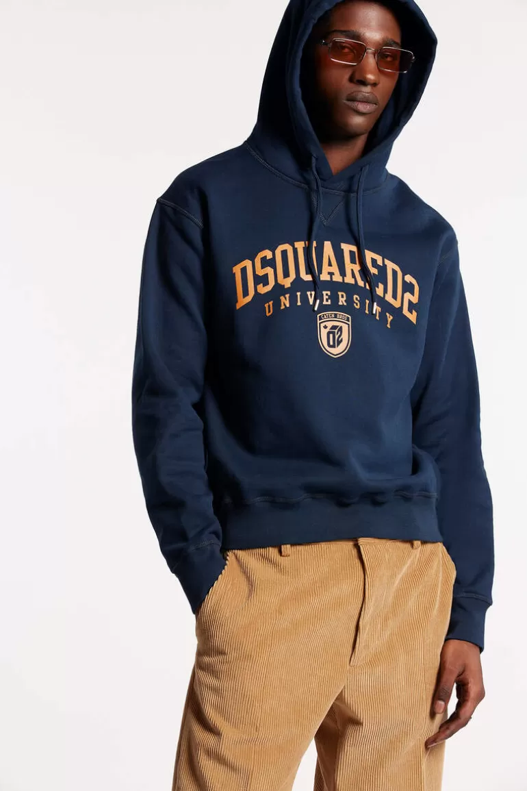 Homme Dsquared2 Sweatshirts* University Cool Hoodie