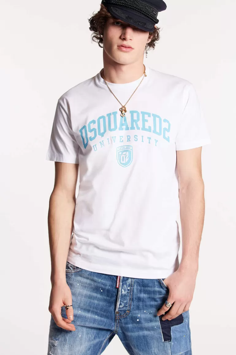 Homme Dsquared2 Tops Et T-Shirts* University Cool T-Shirt