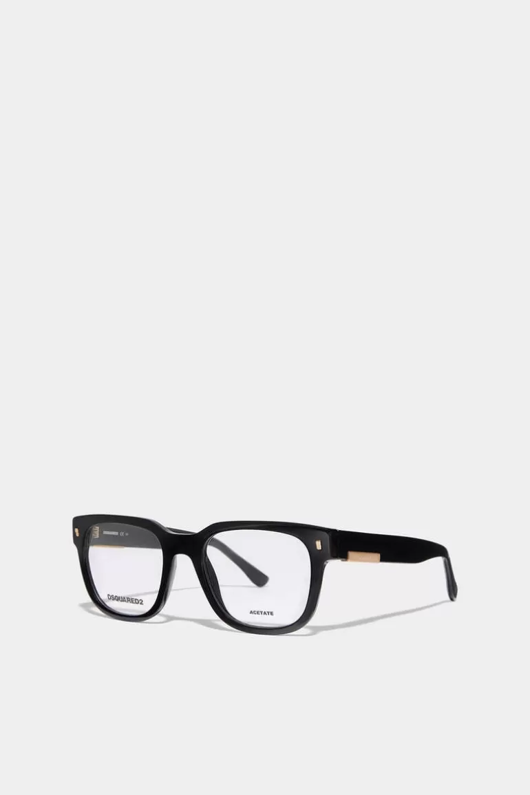 Femme Dsquared2 Lunettes*Dynamic Black Optical Glasses