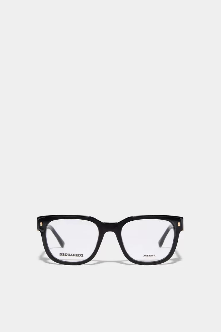 Homme Dsquared2 Lunettes*Dynamic Black Optical Glasses