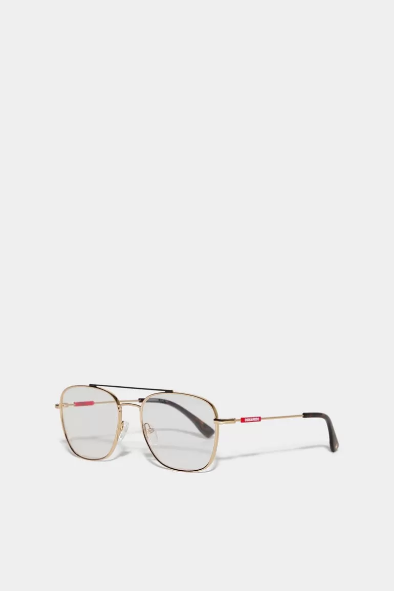 Femme Dsquared2 Lunettes*Dynamic Gold Optical Glasses