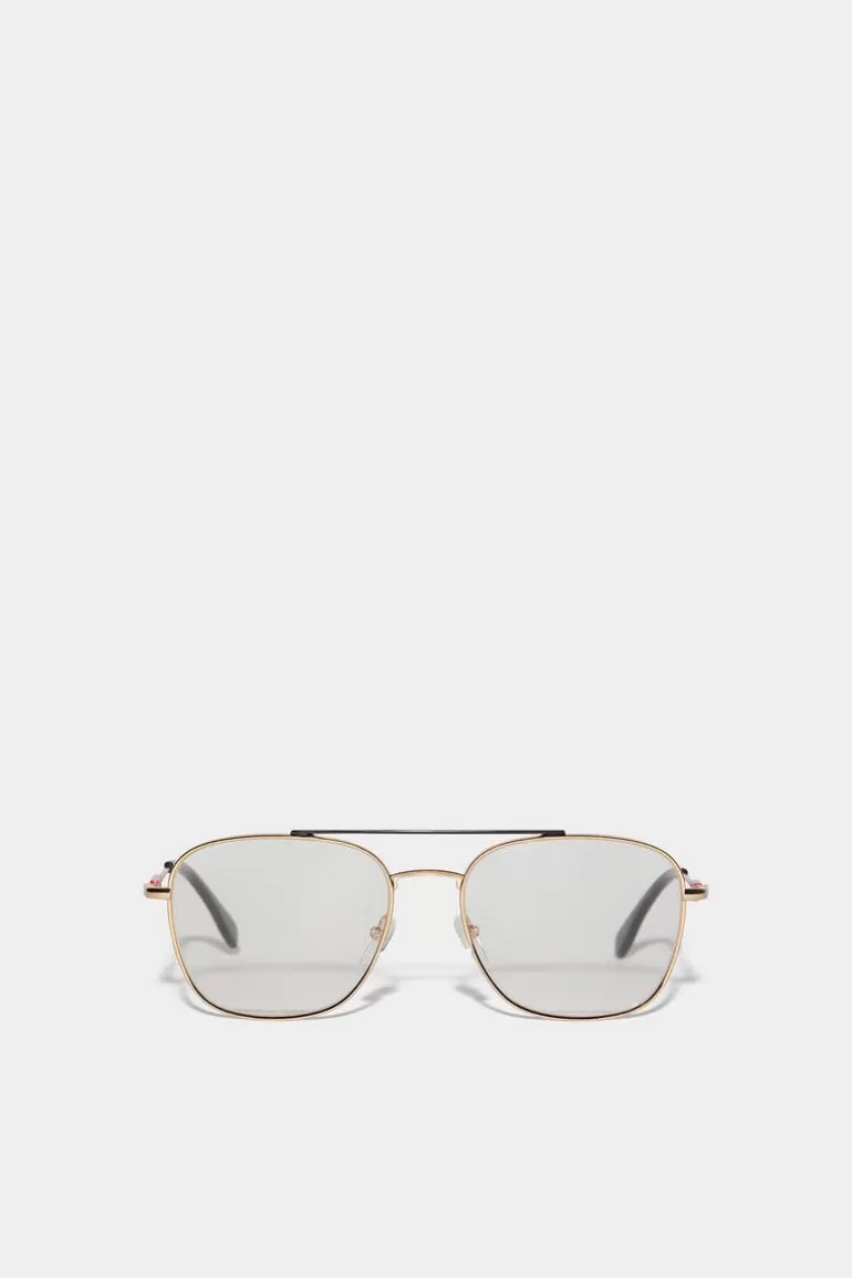 Femme Dsquared2 Lunettes*Dynamic Gold Optical Glasses