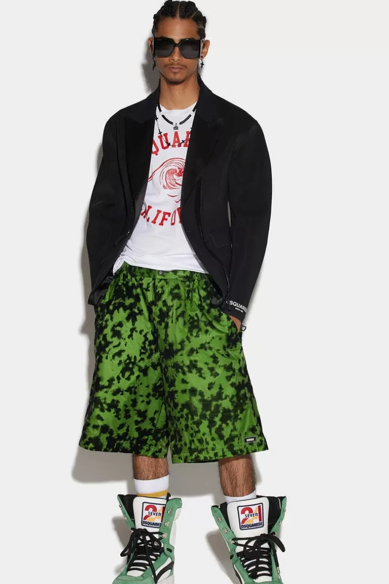 Homme Dsquared2 Shorts*Flock Surfer Shorts