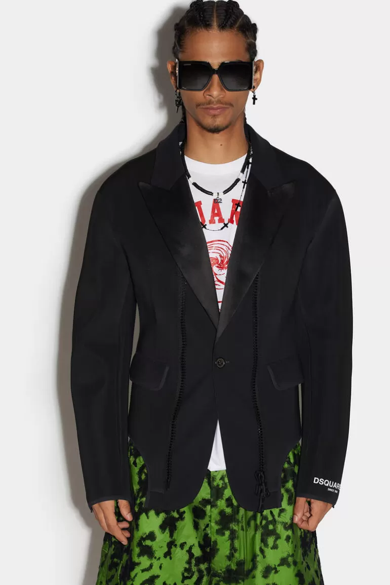 Homme Dsquared2 Costumes & Blazers*Goth Scuba Blazer