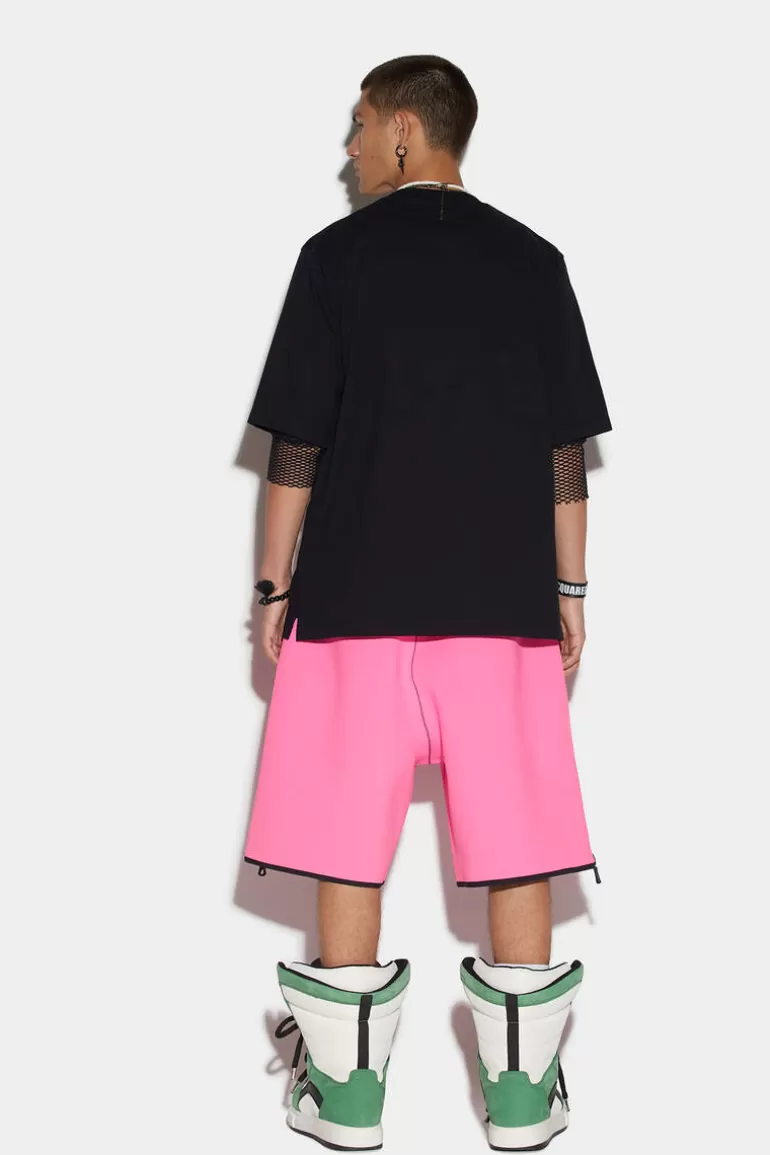 Homme Dsquared2 Shorts*Goth Scuba Surfer Shorts