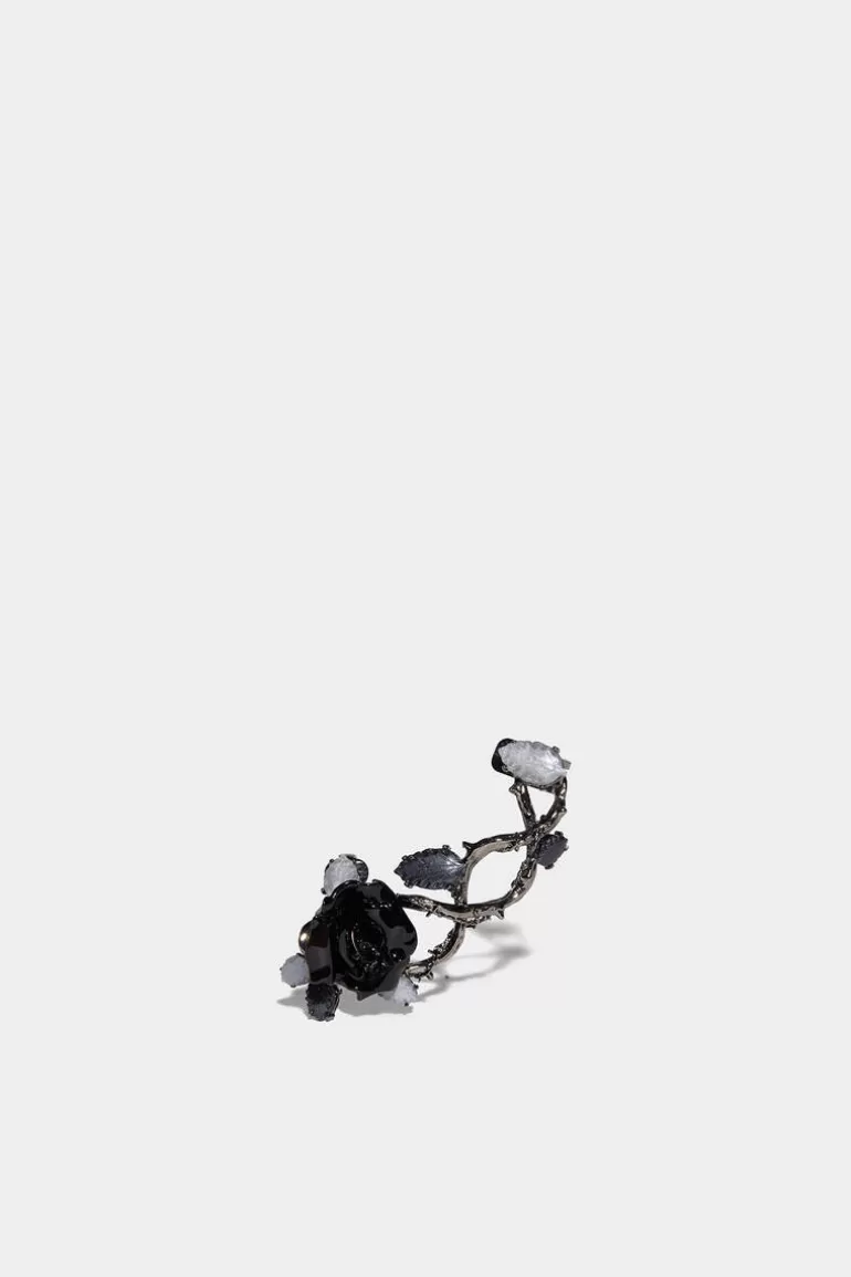 Femme Dsquared2 Bijoux*Gothic Flower Earring