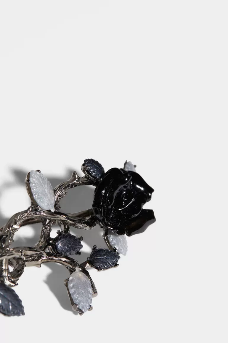 Femme Dsquared2 Bijoux*Gothic Flower Ring