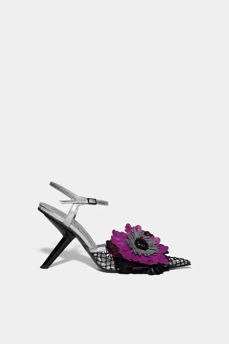 Femme Dsquared2 Sandales*Gothic Flower Sandals