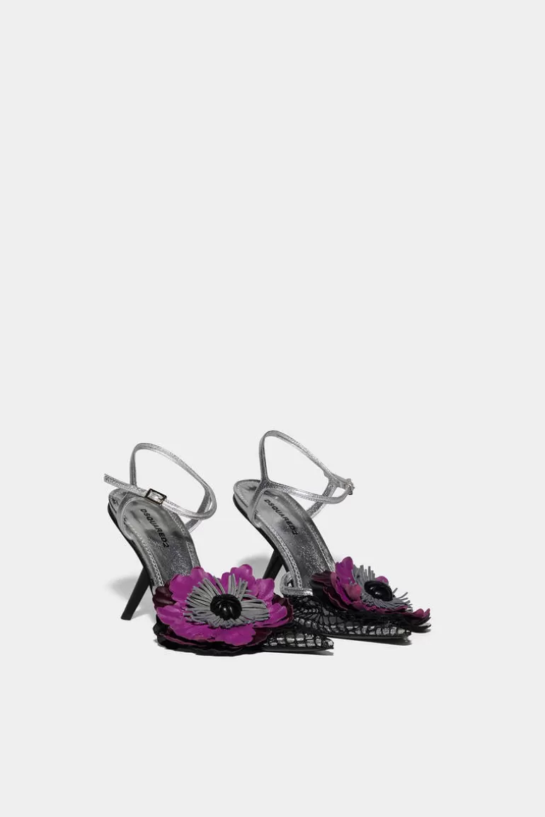 Femme Dsquared2 Sandales*Gothic Flower Sandals