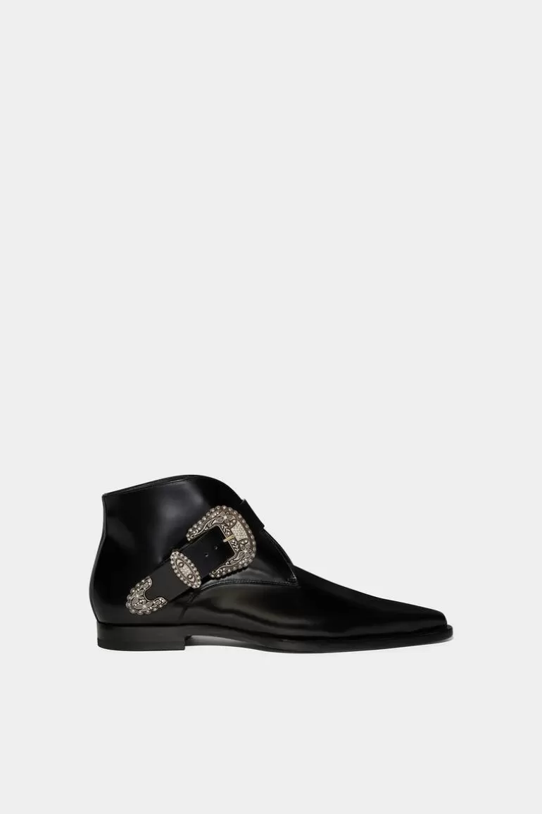 Homme Dsquared2 Bottes*Gothic Grunge Ankle Boots