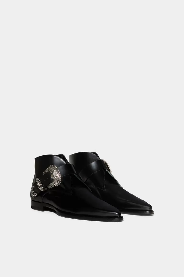 Homme Dsquared2 Bottes*Gothic Grunge Ankle Boots