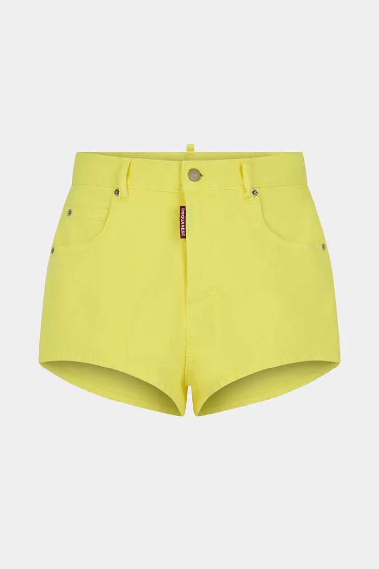 Femme Dsquared2 Shorts*Honey High Waist Hot Pant Shorts