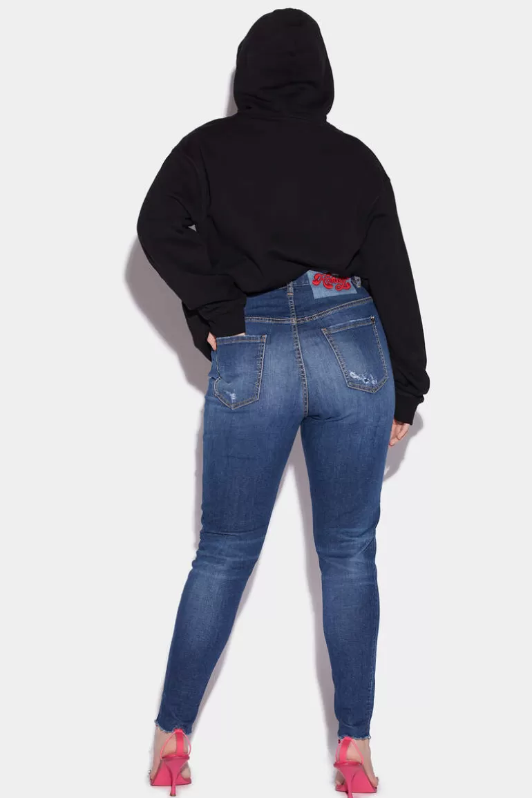 Femme Dsquared2 Jeans*Honey High Waisted Twiggy Jeans