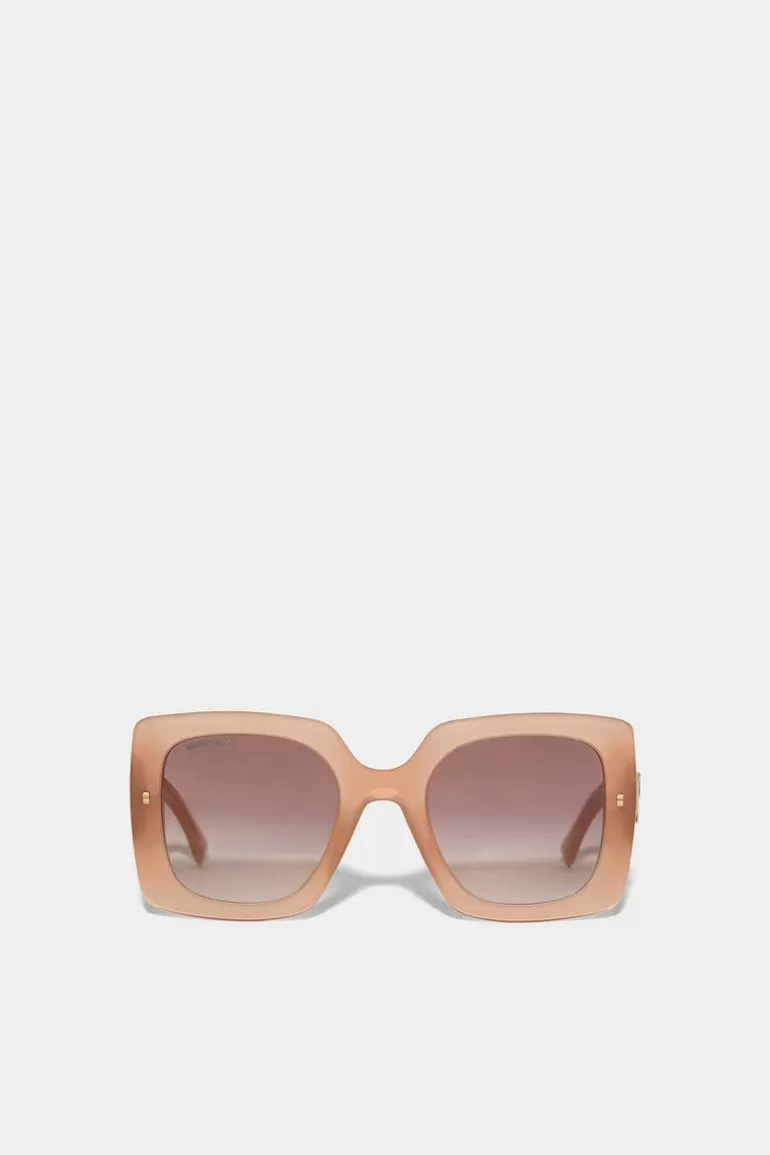 Femme Dsquared2 Lunettes*Hype Beige Sunglasses