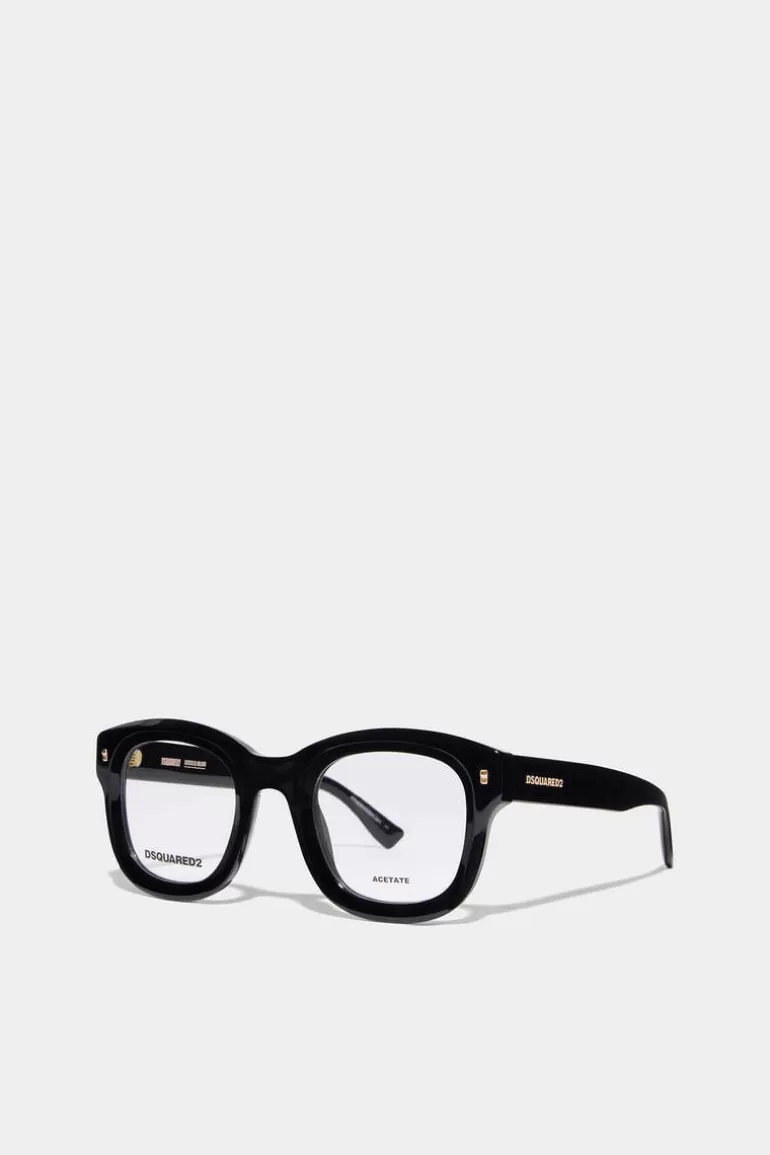 Femme Dsquared2 Lunettes*Hype Black Gold Optical Glasses