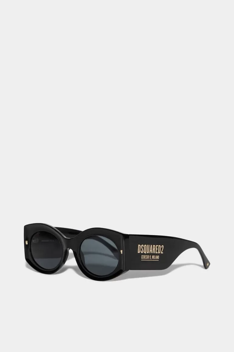 Femme Dsquared2 Lunettes*Hype Black Sunglasses