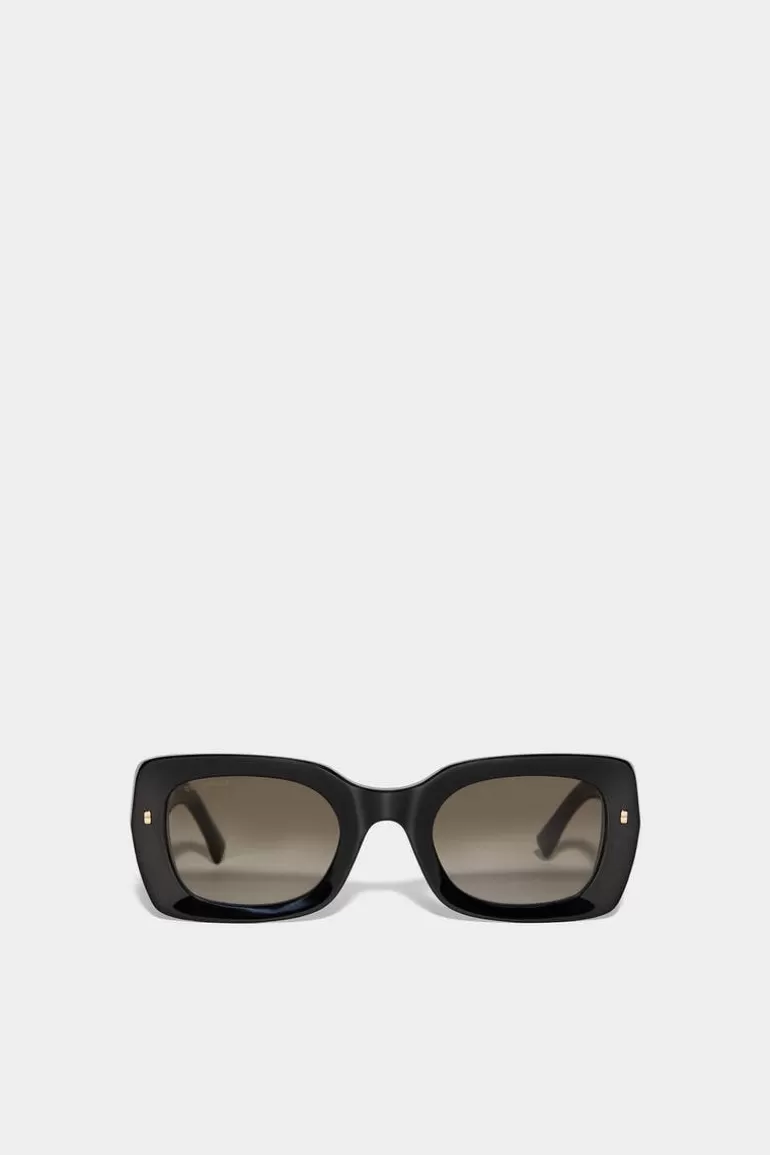 Femme Dsquared2 Lunettes*Hype Black Sunglasses