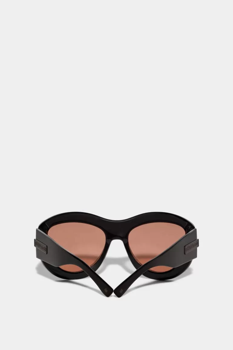 Femme Dsquared2 Lunettes*Hype Black Sunglasses