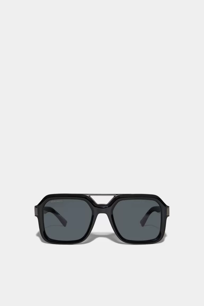 Homme Dsquared2 Lunettes*Hype Grey Sunglasses