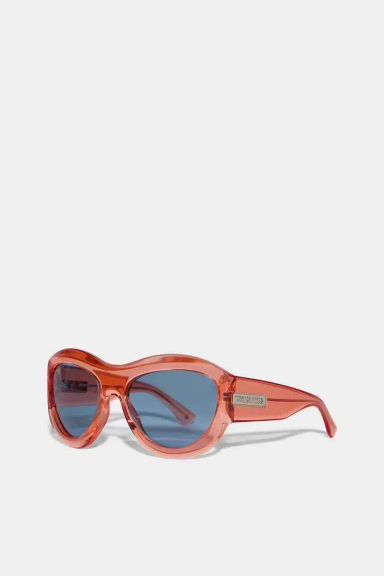 Homme Dsquared2 Lunettes*Hype Orange Sunglasses