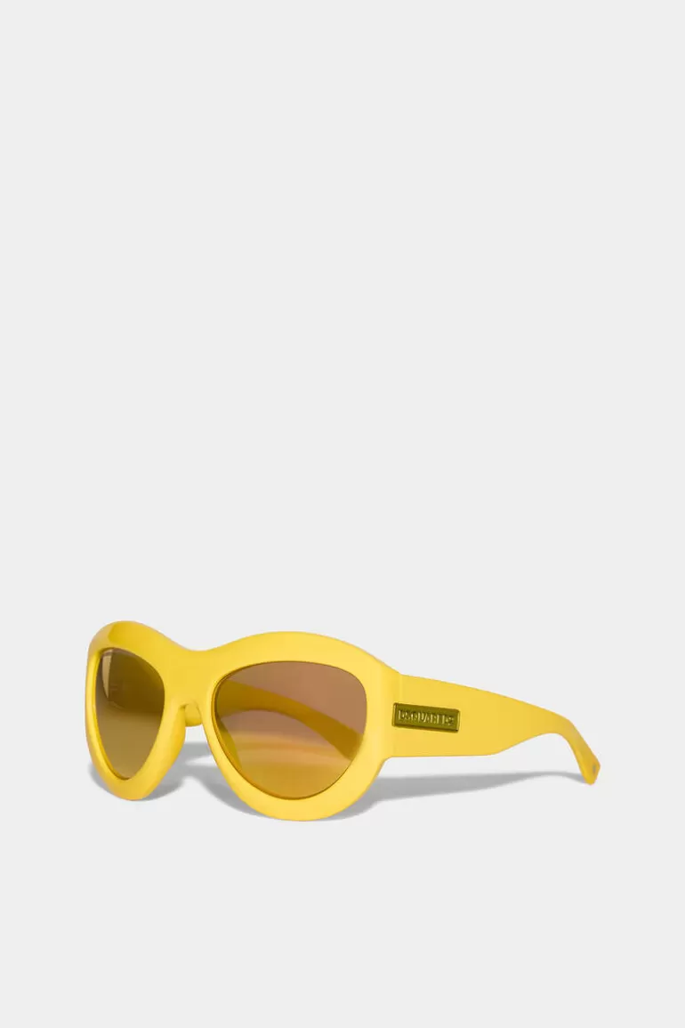 Homme Dsquared2 Lunettes*Hype Yellow Sunglasses